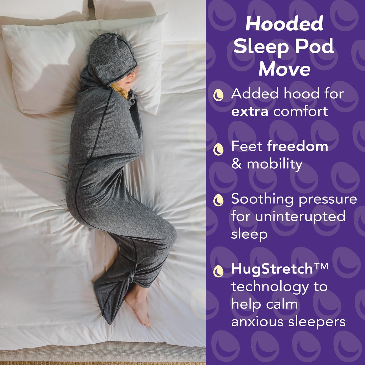 Wearable Blanket with Comfy Hoodie