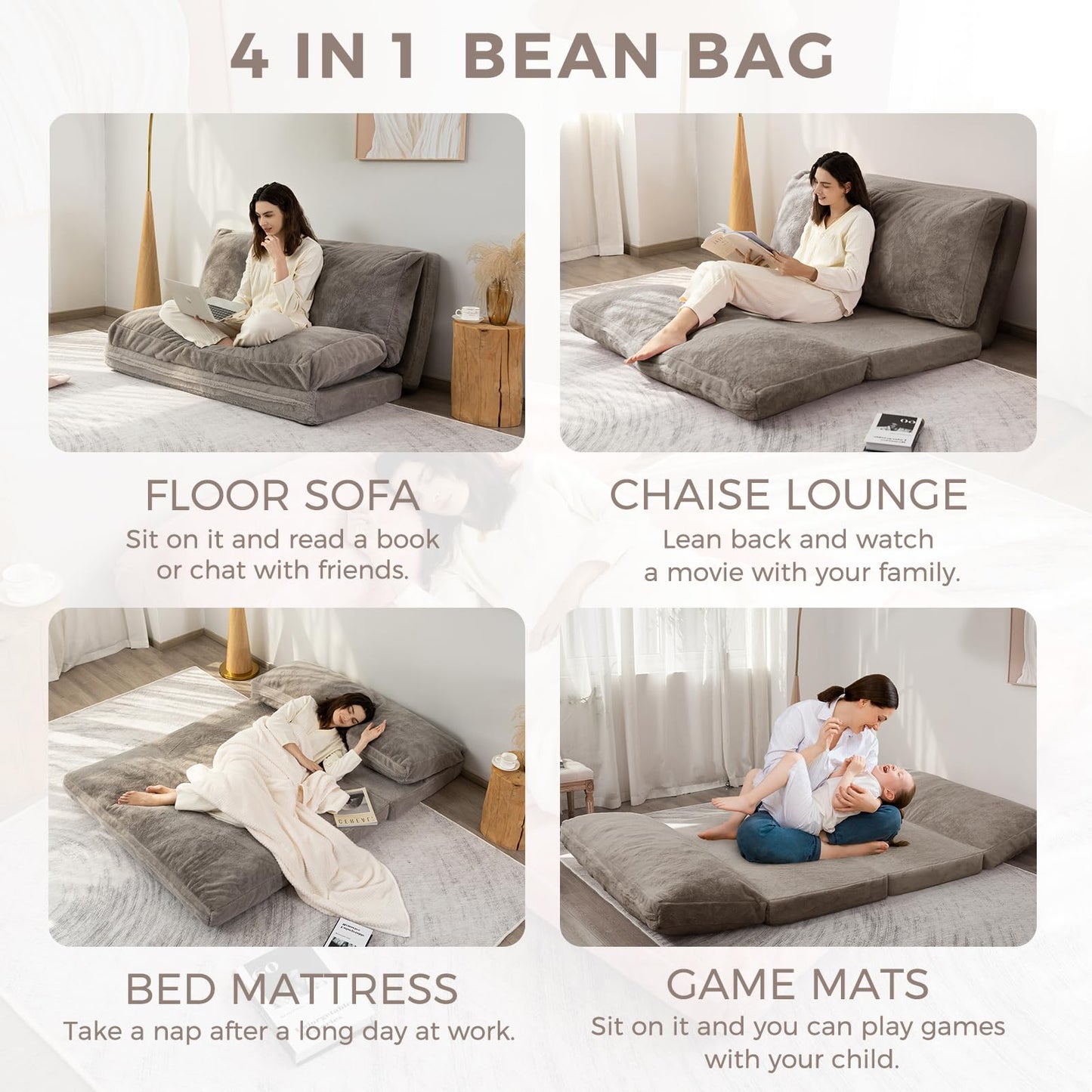 Floor Sofa Bean Bag Bed