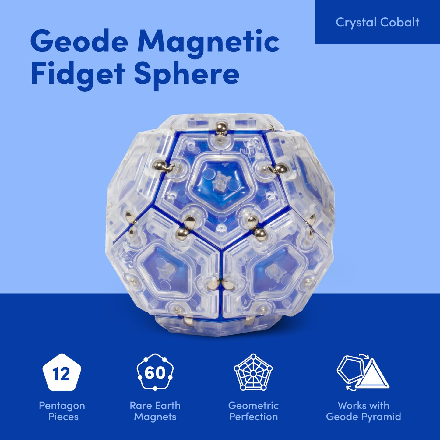 Geode Sphere Magnetic Fidget Toy