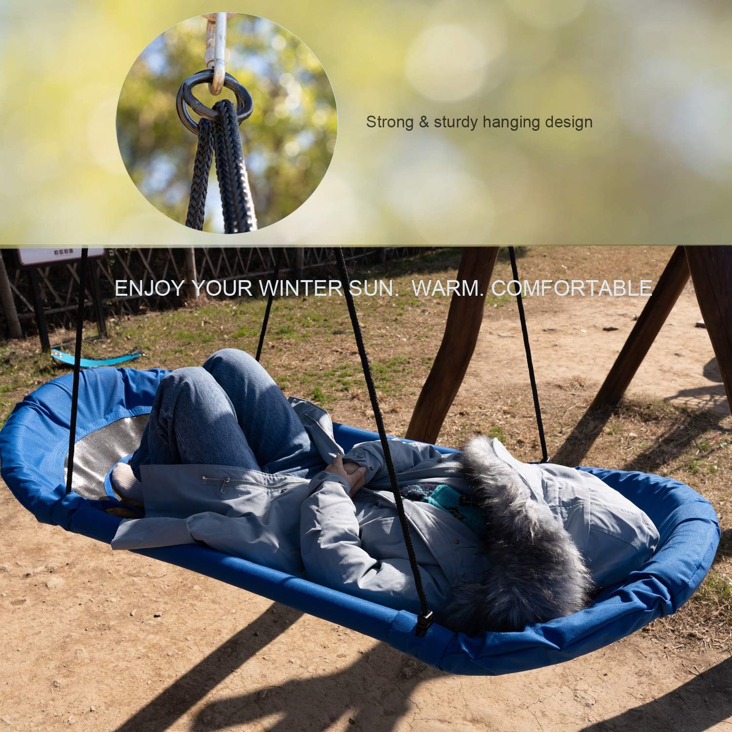 Hanging Hammock Lounger Swing